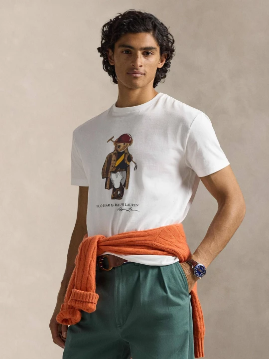 Zdjęcie produktu POLO RALPH LAUREN T-shirt | Custom slim fit biały