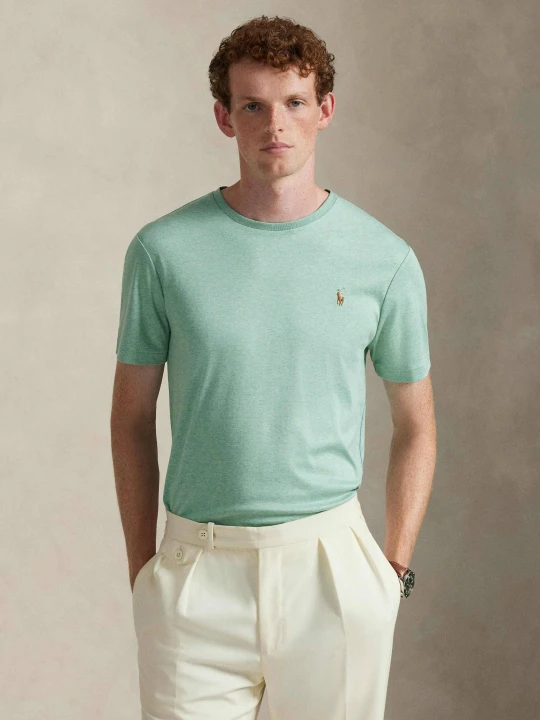 Zdjęcie produktu POLO RALPH LAUREN T-shirt | Custom slim fit miętowy