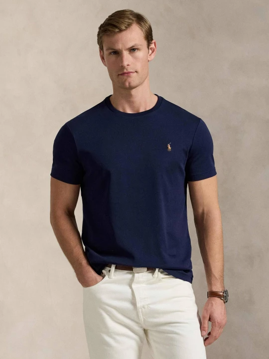 Zdjęcie produktu POLO RALPH LAUREN T-shirt | Custom slim fit granatowy