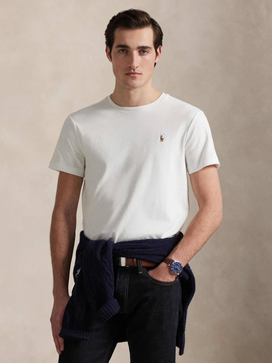 Zdjęcie produktu POLO RALPH LAUREN T-shirt | Custom slim fit biały