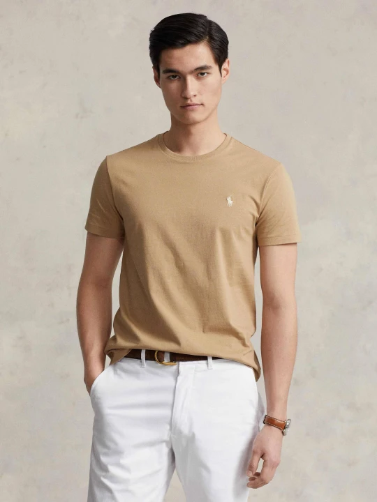Zdjęcie produktu POLO RALPH LAUREN T-shirt | Custom slim fit brązowy