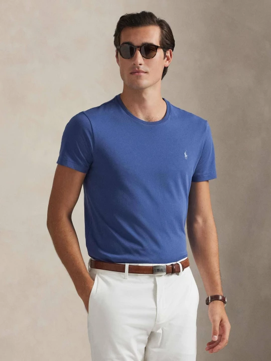 Zdjęcie produktu POLO RALPH LAUREN T-shirt | Custom slim fit niebieski
