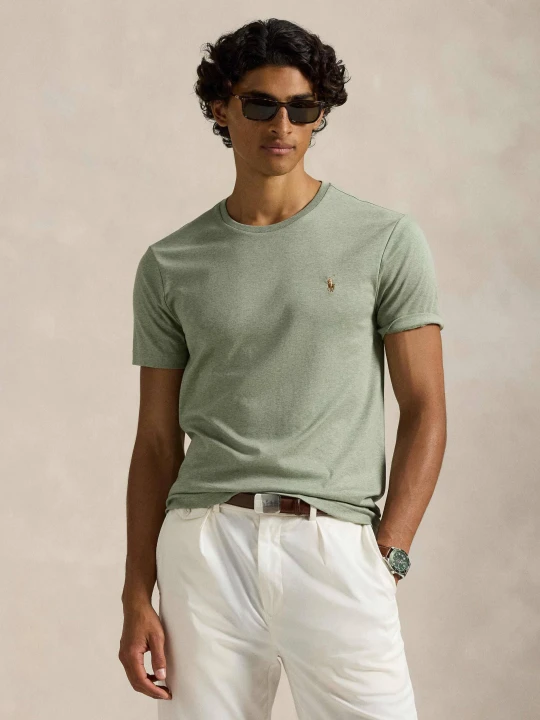 Zdjęcie produktu POLO RALPH LAUREN T-shirt | Custom slim fit zielony
