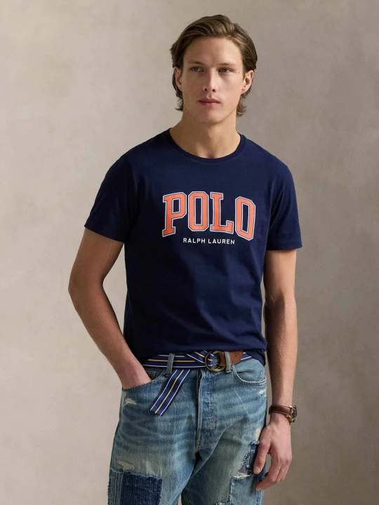 Zdjęcie produktu POLO RALPH LAUREN T-shirt | Custom slim fit granatowy