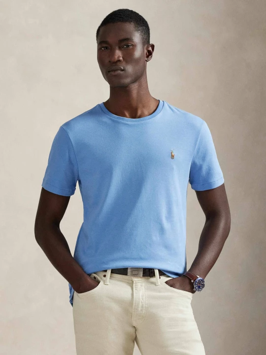 Zdjęcie produktu POLO RALPH LAUREN T-shirt | Custom slim fit niebieski