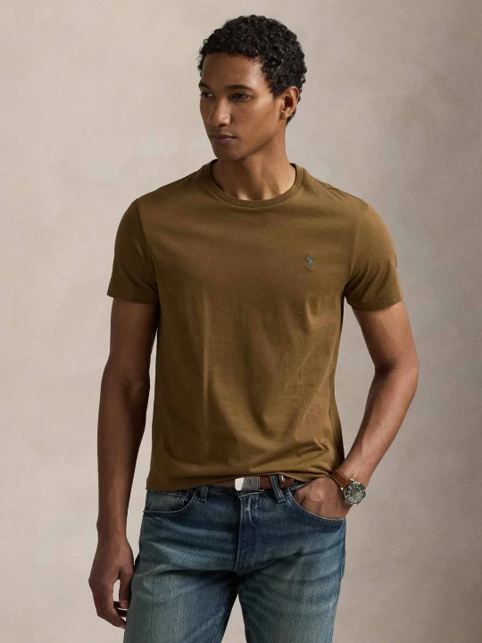 Zdjęcie produktu POLO RALPH LAUREN T-shirt | Custom slim fit brązowy