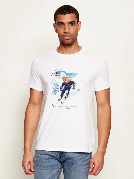 Zdjęcie produktu POLO RALPH LAUREN T-shirt | Custom slim fit biały
