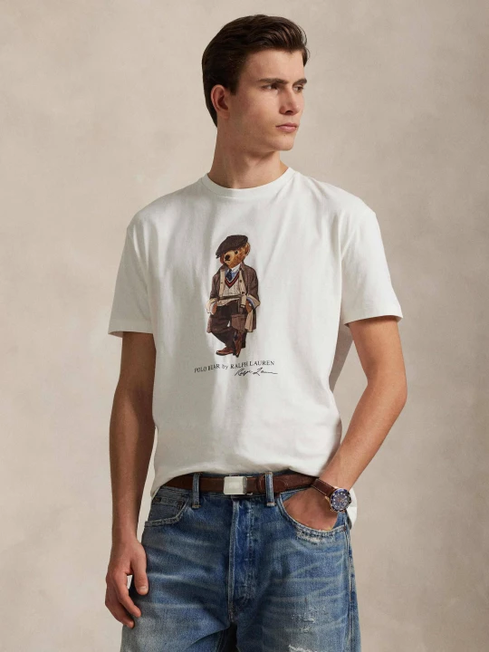 Zdjęcie produktu POLO RALPH LAUREN T-shirt | Custom slim fit biały