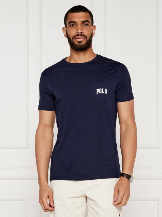 Zdjęcie produktu POLO RALPH LAUREN T-shirt | Custom slim fit granatowy