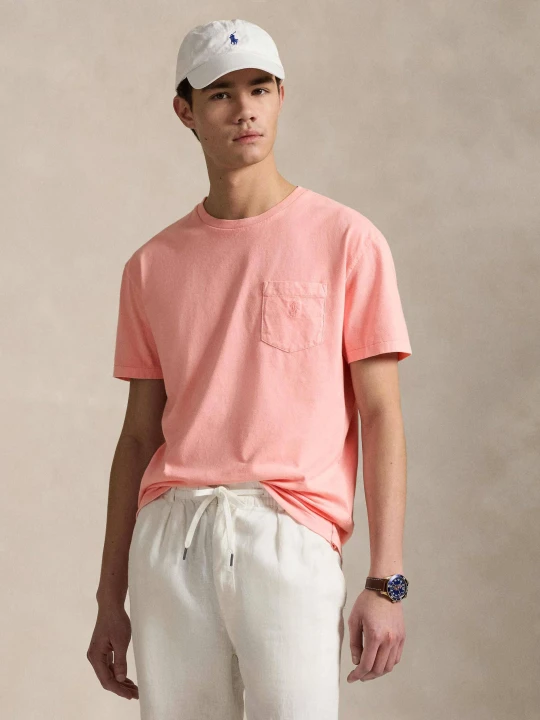 Zdjęcie produktu POLO RALPH LAUREN T-shirt | Custom slim fit różowy