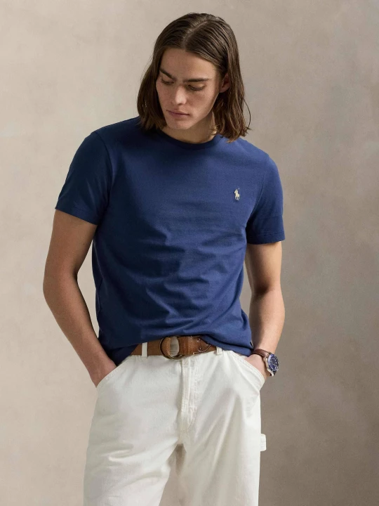 Zdjęcie produktu POLO RALPH LAUREN T-shirt | Custom slim fit granatowy