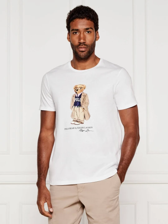 Zdjęcie produktu POLO RALPH LAUREN T-shirt | Custom slim fit biały