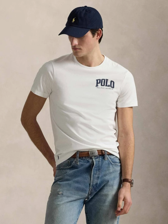 Zdjęcie produktu POLO RALPH LAUREN T-shirt | Custom slim fit biały