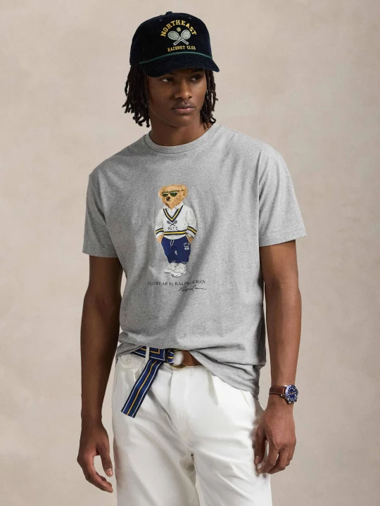 Zdjęcie produktu POLO RALPH LAUREN T-shirt | Custom slim fit szary