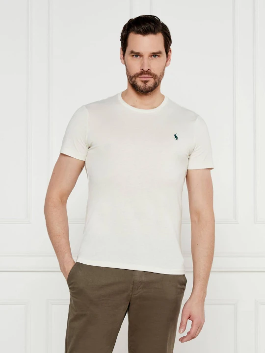 Zdjęcie produktu POLO RALPH LAUREN T-shirt | Custom slim fit ecru