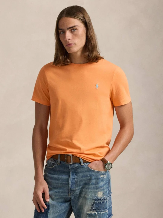 Zdjęcie produktu POLO RALPH LAUREN T-shirt | Custom slim fit pomarańczowy