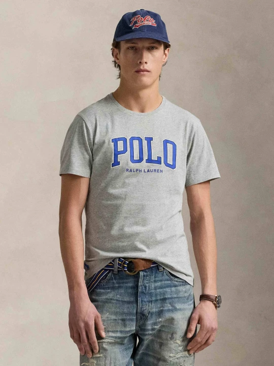 Zdjęcie produktu POLO RALPH LAUREN T-shirt | Custom slim fit szary