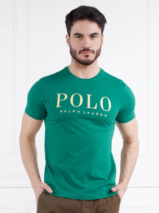 Zdjęcie produktu POLO RALPH LAUREN T-shirt | Custom slim fit zielony