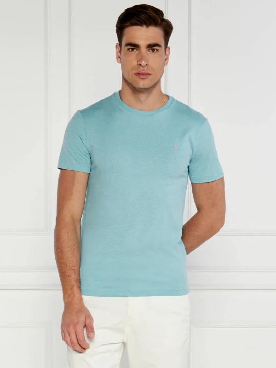 Zdjęcie produktu POLO RALPH LAUREN T-shirt | Custom slim fit błękitny