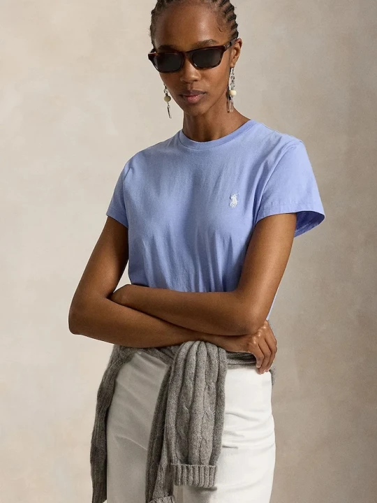 Zdjęcie produktu Polo Ralph Lauren T-shirt damski bawełniany niebieski