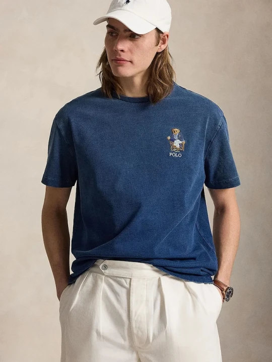 Zdjęcie produktu Polo Ralph Lauren T-shirt męski bawełniany granatowy