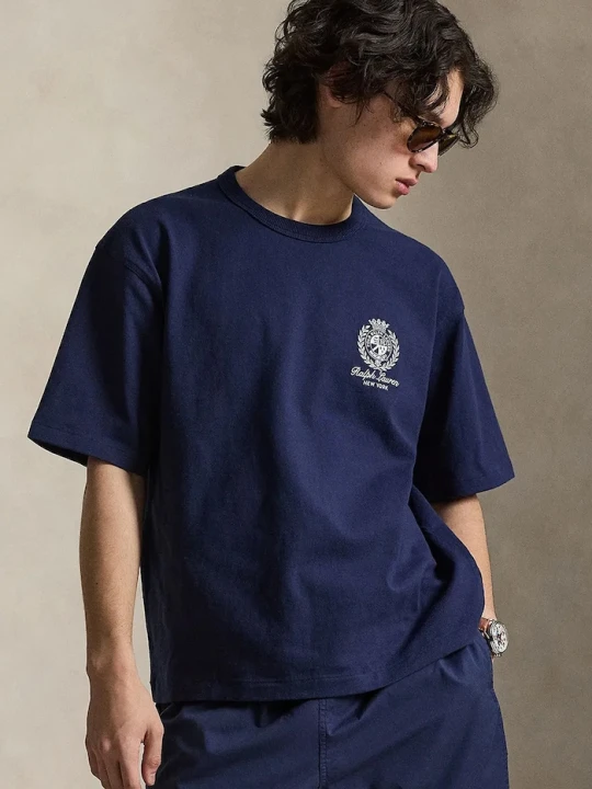 Zdjęcie produktu Polo Ralph Lauren T-shirt męski bawełniany granatowy