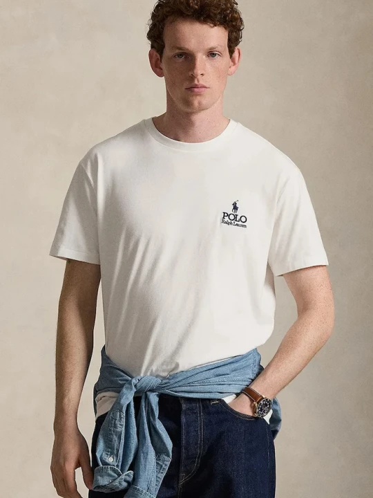 Zdjęcie produktu Polo Ralph Lauren T-shirt męski bawełniany biały