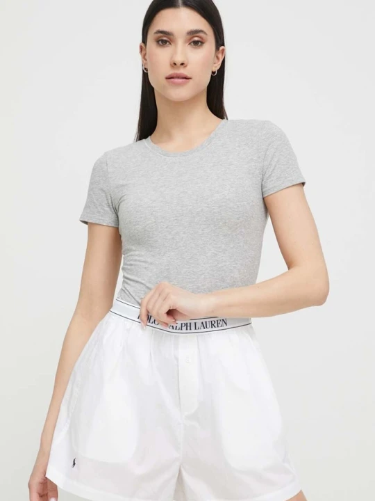 Zdjęcie produktu Polo Ralph Lauren t-shirt piżamowy szary