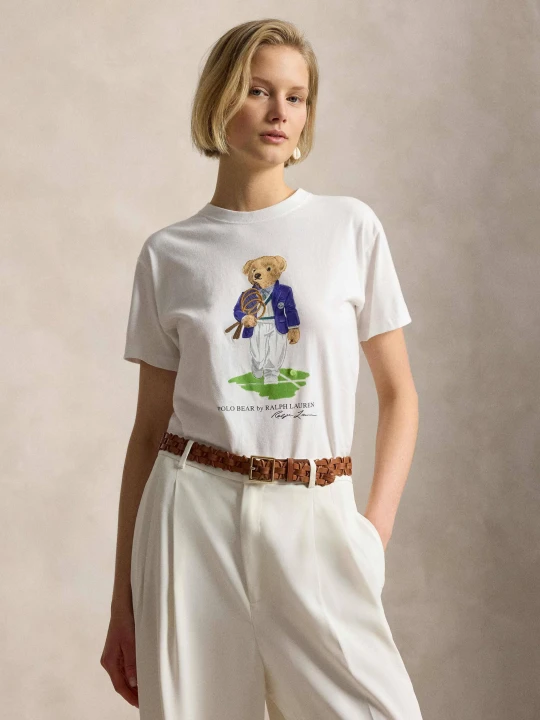 Zdjęcie produktu POLO RALPH LAUREN T-shirt | Polo Ralph Lauren x Wimbledon | Relaxed fit biały