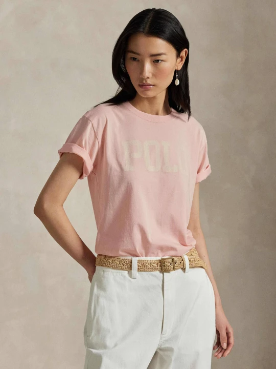 Zdjęcie produktu POLO RALPH LAUREN T-shirt | Regular Fit pudrowy róż