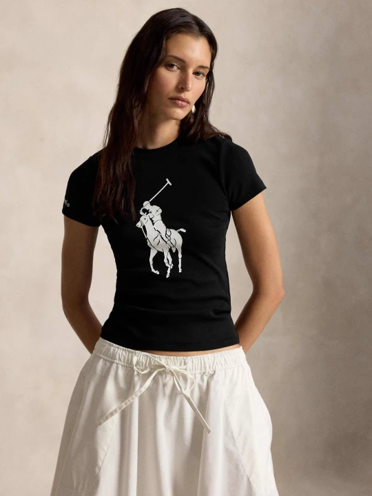 Zdjęcie produktu POLO RALPH LAUREN T-shirt | Slim Fit czarny