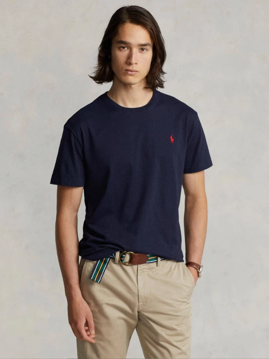 Zdjęcie produktu POLO RALPH LAUREN T-shirt | Slim Fit granatowy