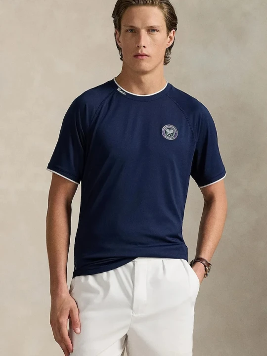Zdjęcie produktu Polo Ralph Lauren t-shirt Wimbledon Collection granatowy