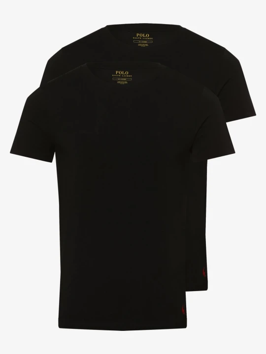 Zdjęcie produktu Polo Ralph Lauren T-shirty pakowane po 2 szt. Mężczyźni Dżersej czarny