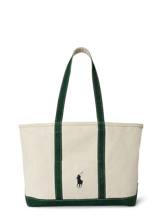 Zdjęcie produktu Polo Ralph Lauren torba materiałowa męska bawełniana beżowy