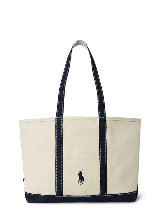 Zdjęcie produktu Polo Ralph Lauren torba materiałowa męska bawełniana beżowy
