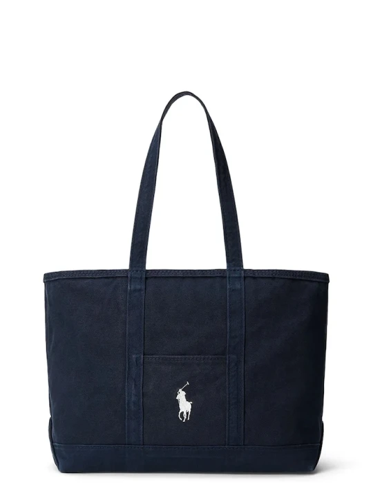 Zdjęcie produktu Polo Ralph Lauren torba materiałowa męska bawełniana granatowy