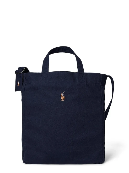 Zdjęcie produktu Polo Ralph Lauren torba męska bawełniana granatowy