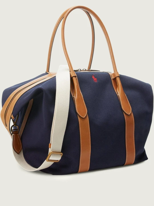 Zdjęcie produktu POLO RALPH LAUREN Torba podróżna | z dodatkiem skóry granatowy