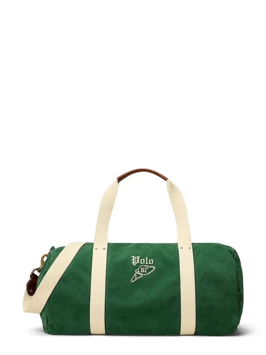 Zdjęcie produktu Polo Ralph Lauren torba sportowa męska bawełniana zielony