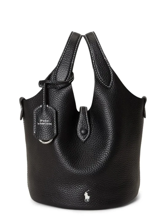 Zdjęcie produktu Polo Ralph Lauren torebka crossbody damska skórzana czarny