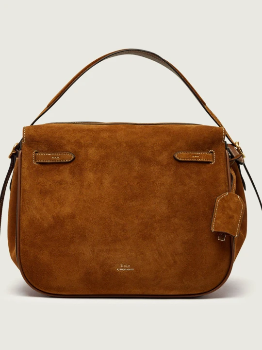Zdjęcie produktu POLO RALPH LAUREN Torebka na ramię ID | zamsz brązowy
