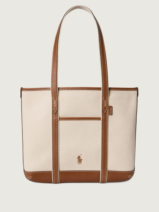 Zdjęcie produktu POLO RALPH LAUREN Torebka na ramię | z dodatkiem skóry beżowy