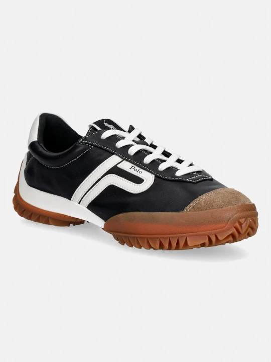 Zdjęcie produktu Polo Ralph Lauren Tread Lw Tp sneakersy damskie skórzane czarny