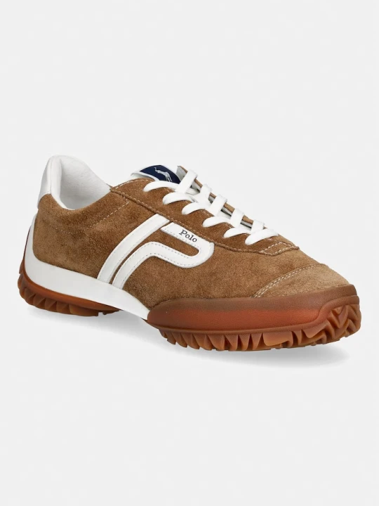 Zdjęcie produktu Polo Ralph Lauren Tread Lw Tp sneakersy damskie zamszowe beżowy