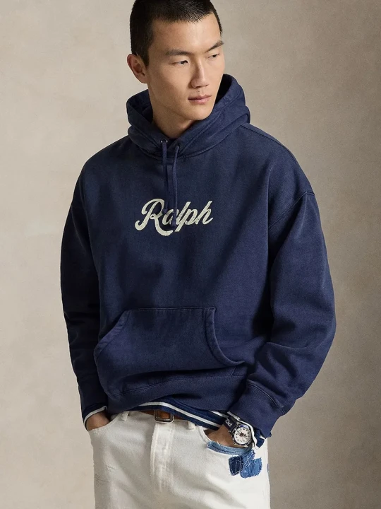 Zdjęcie produktu Polo Ralph Lauren VINTAGE FLEECE bluza z kapturem z bawełną