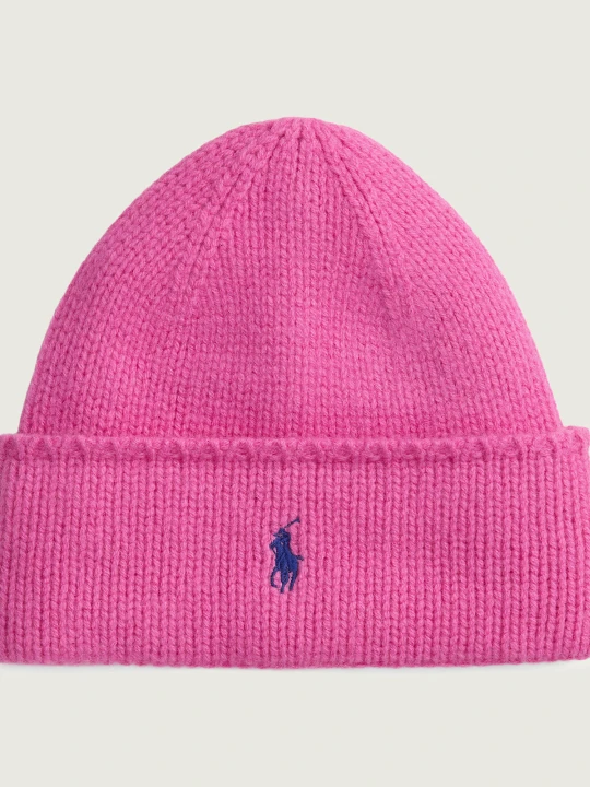 Zdjęcie produktu POLO RALPH LAUREN Wełniana czapka różowy