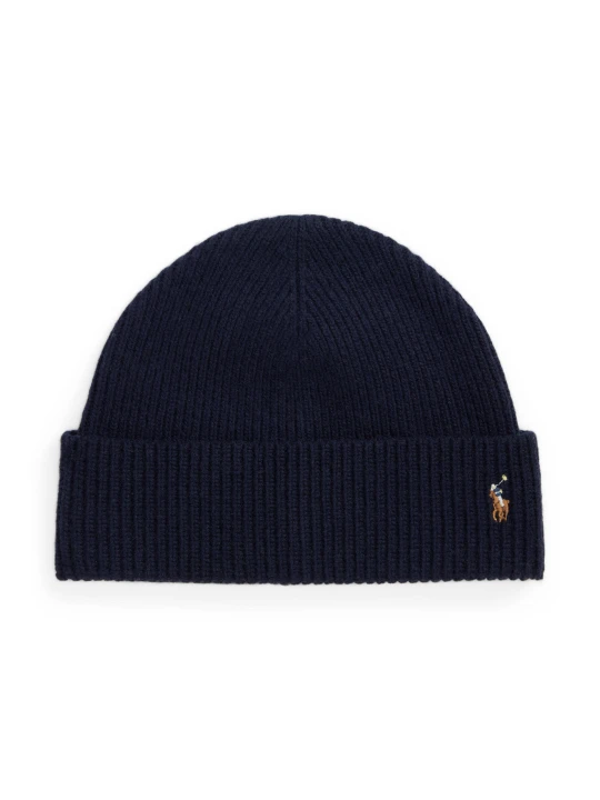 Zdjęcie produktu POLO RALPH LAUREN Wełniana czapka granatowy
