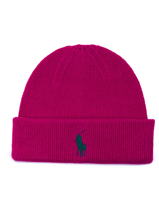 Zdjęcie produktu POLO RALPH LAUREN Wełniana czapka fuksja