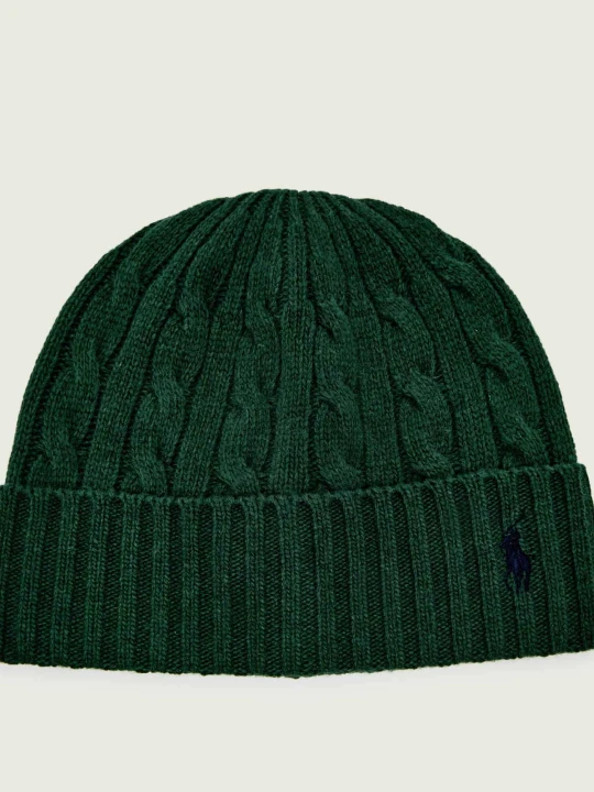 Zdjęcie produktu POLO RALPH LAUREN Wełniana czapka zielony